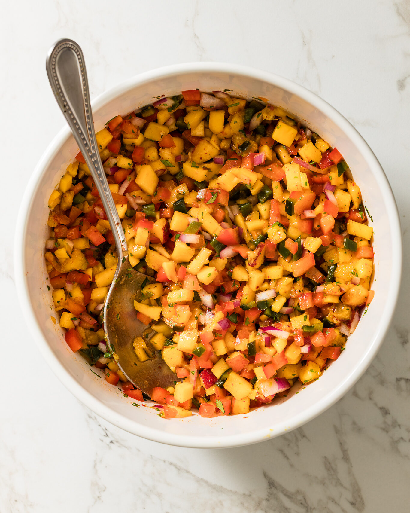 Peach Mango Salsa