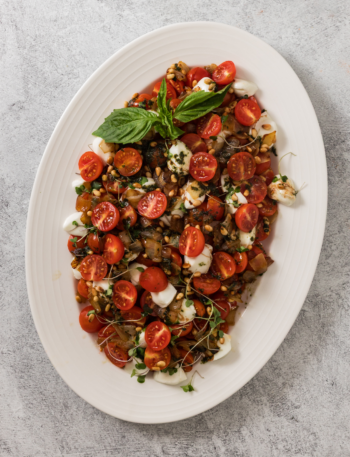 Caprese Salad with Cherry Tomatoes