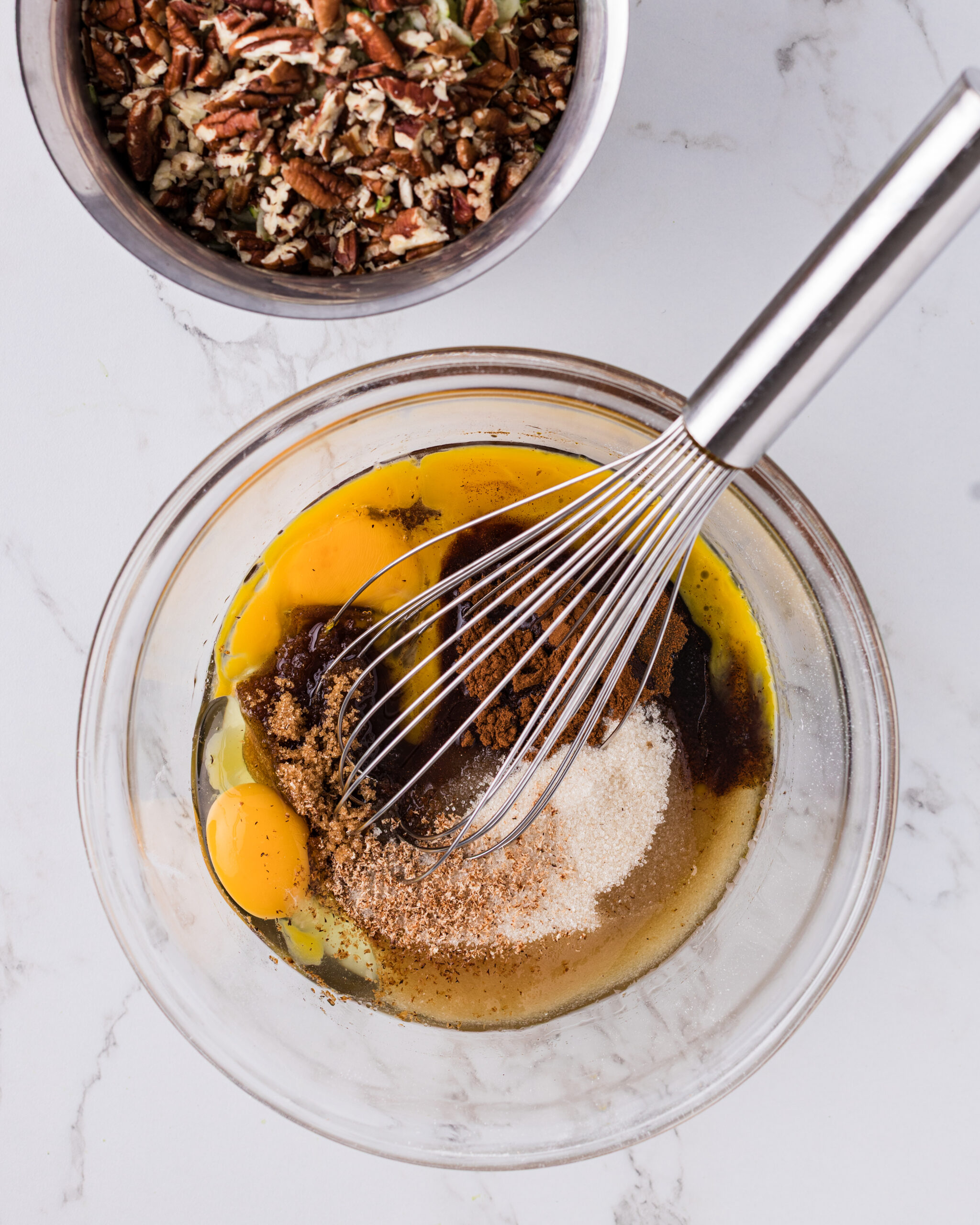 wet ingredients zucchini bread