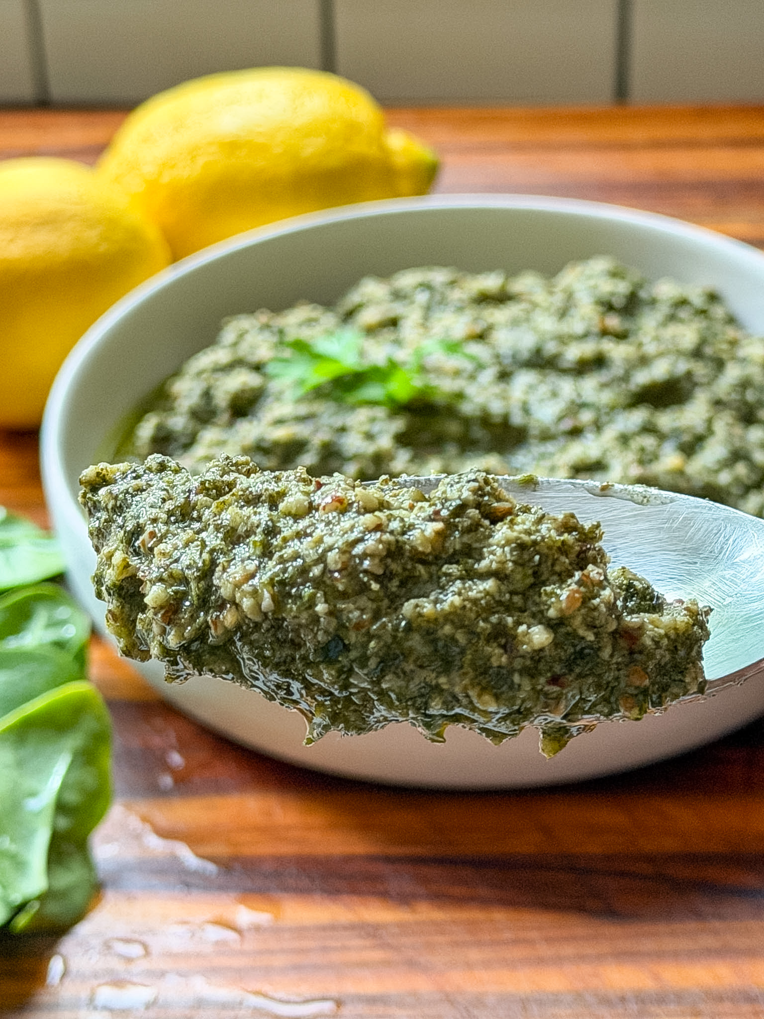 Spinach Pecan Pesto