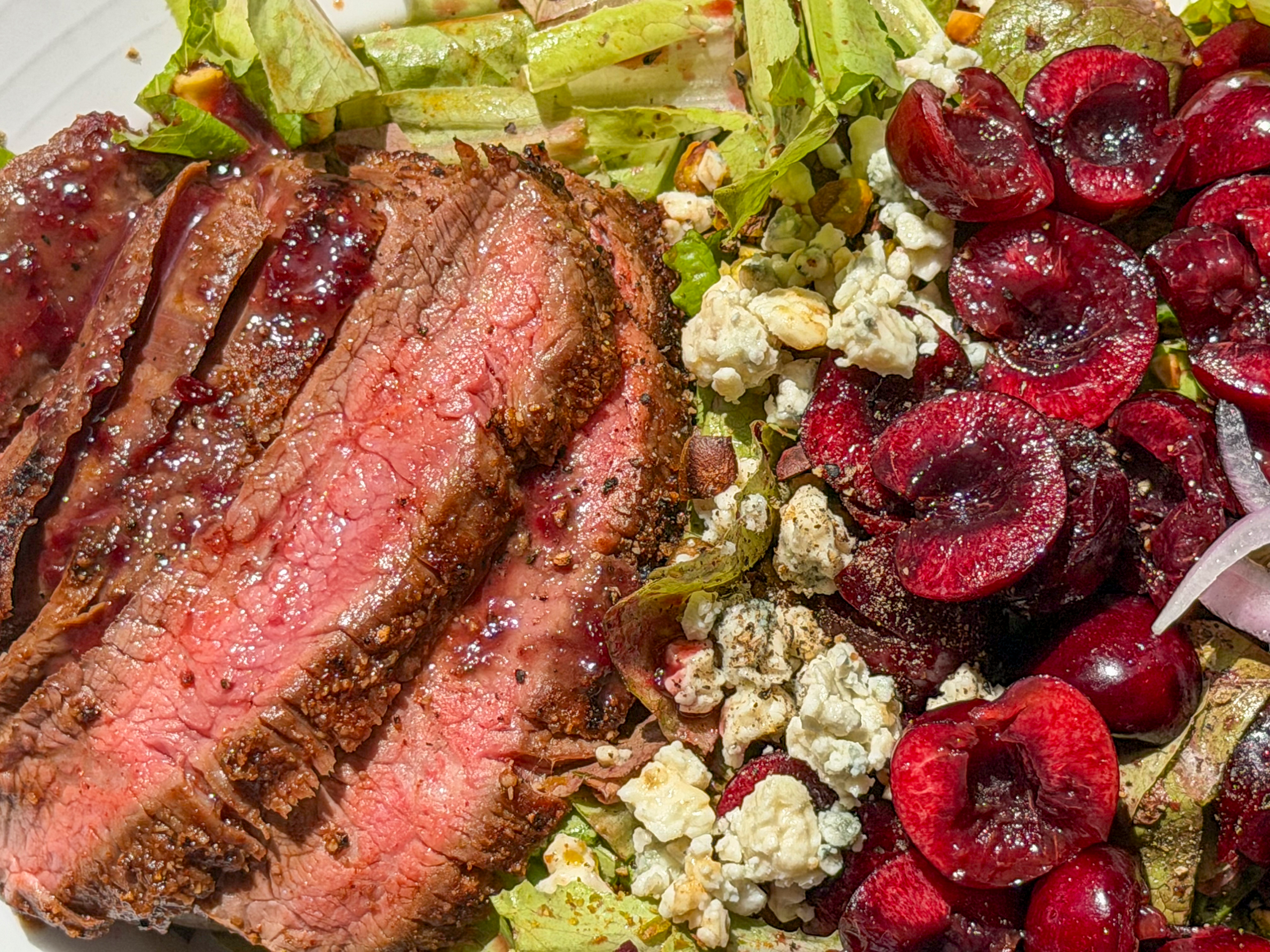 Steak Salad with Cherry Vinaigrette